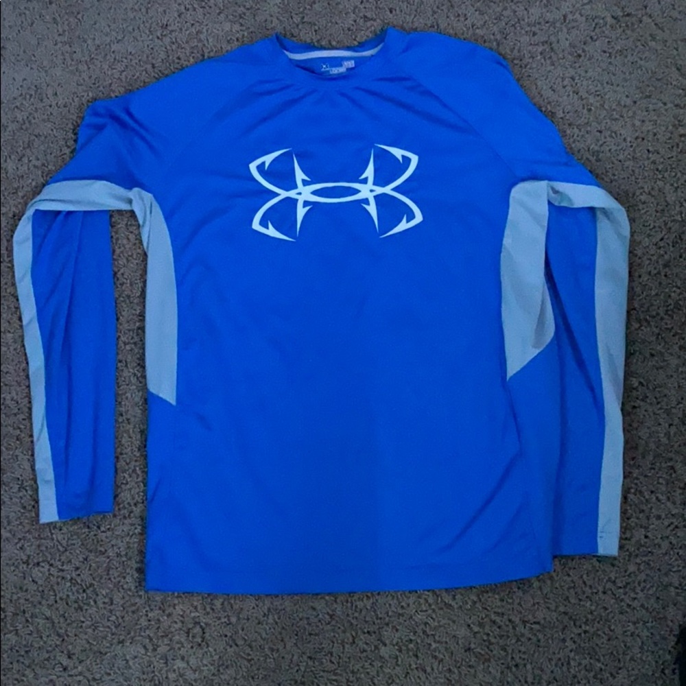 MENS long sleeve jogger tee with UA logo